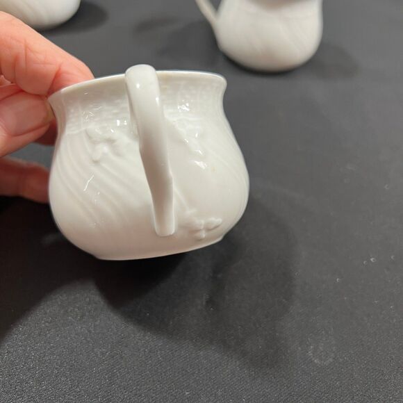 Richard Ginori Vecchio Pots de Creme set of 3 Bianca white - Picture 4 of 9